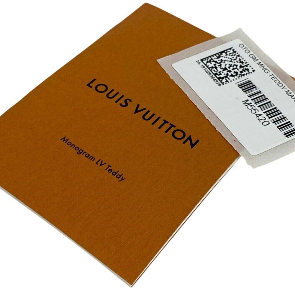 LOUIS VUITTON M55420 On the Go GM Monogram Teddy Handbag High Women's Brown - Picture 16 of 16